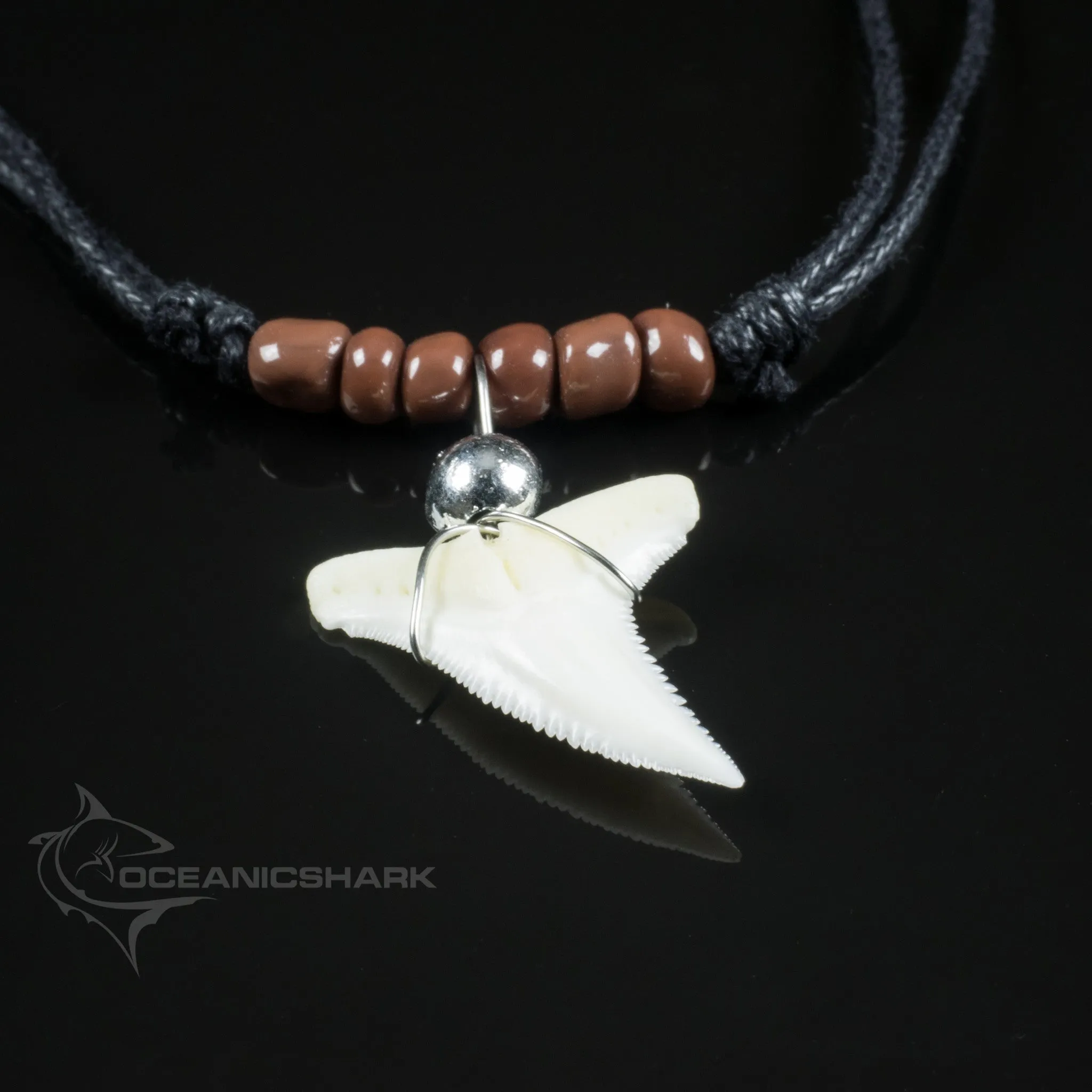 Shark Tooth Necklace Adjustable Oceanicshark c4