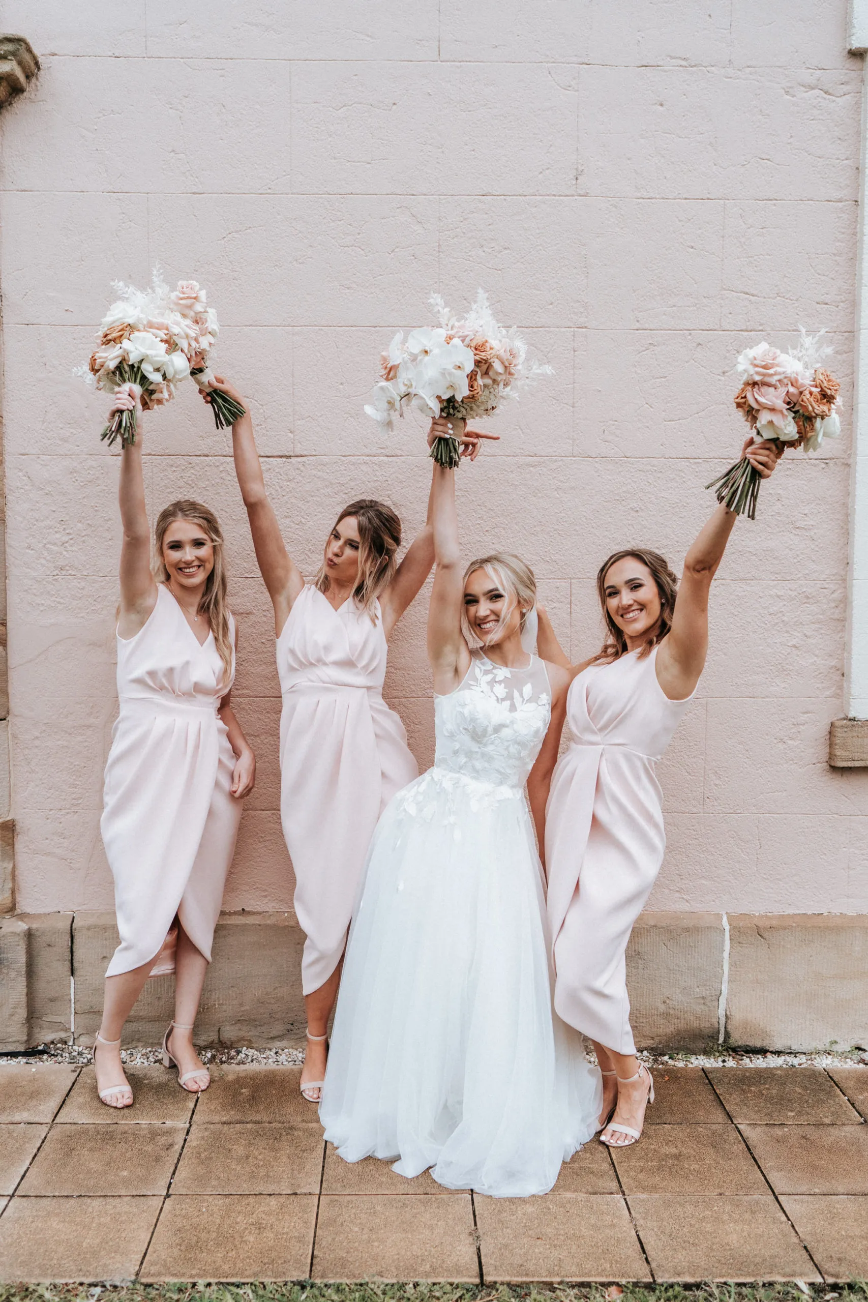 Sheath V-neck Sleeves Simple Short Bridesmaid Dresses With Split, BD0625