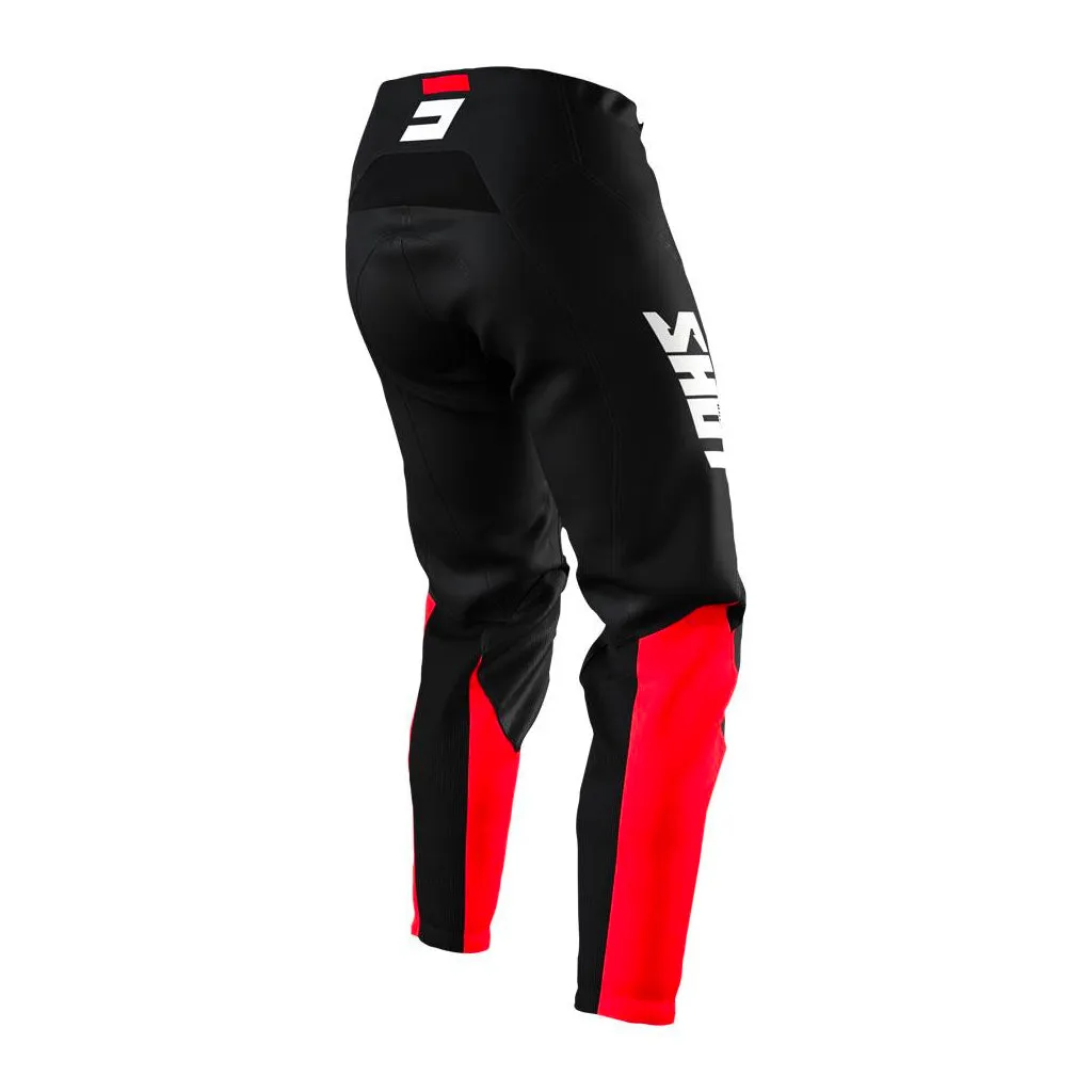 Shot - 2022 Raw Burst Black/Red Pants