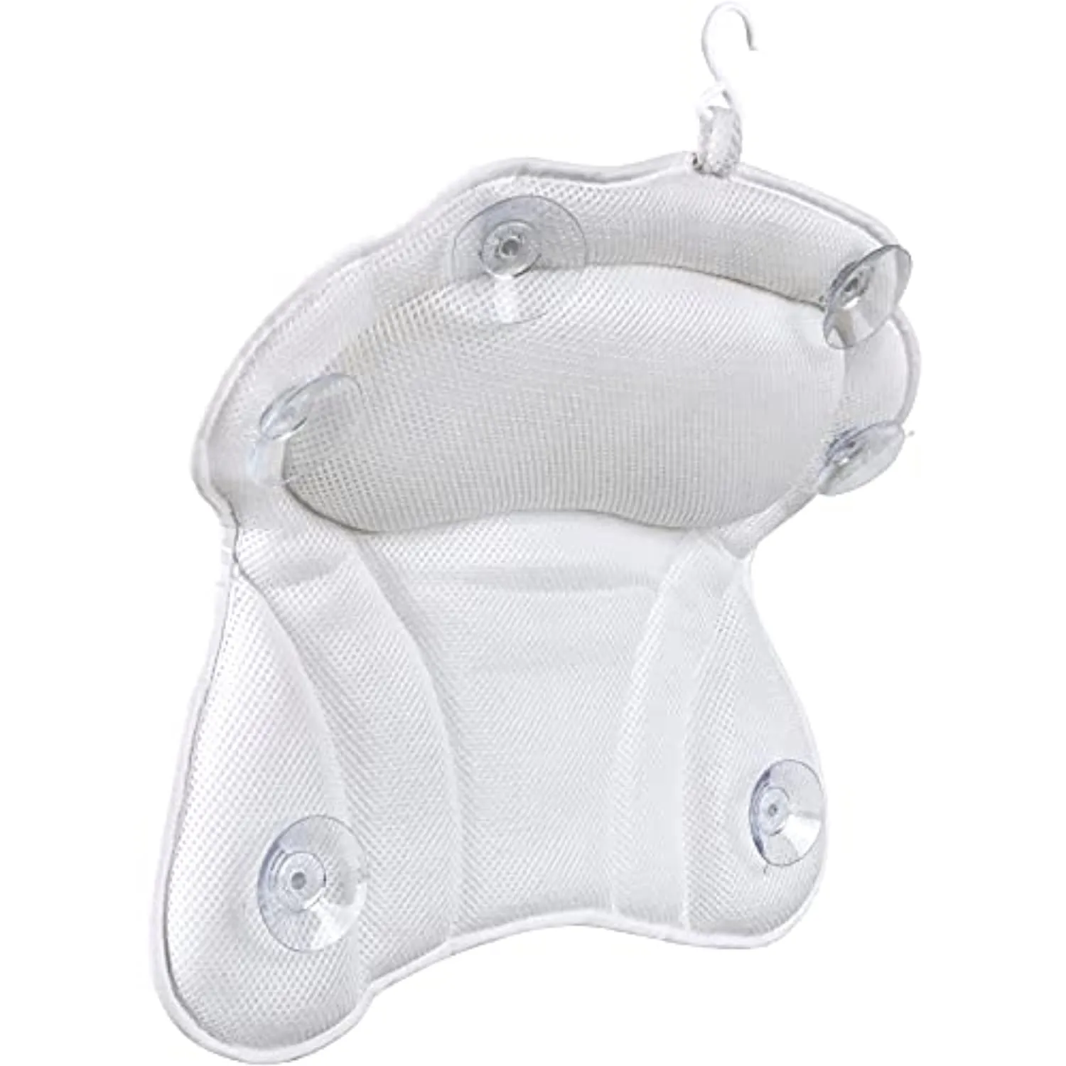 Sierra Concepts Bath Pillow Spa Bathtub Ergonomic for Tub, Neck, Head, Shoulder Pillows Support Cushion Headrest - Luxury Soft 3D Mesh   Strong Grip Suction Cups Soaking Large, Paradise