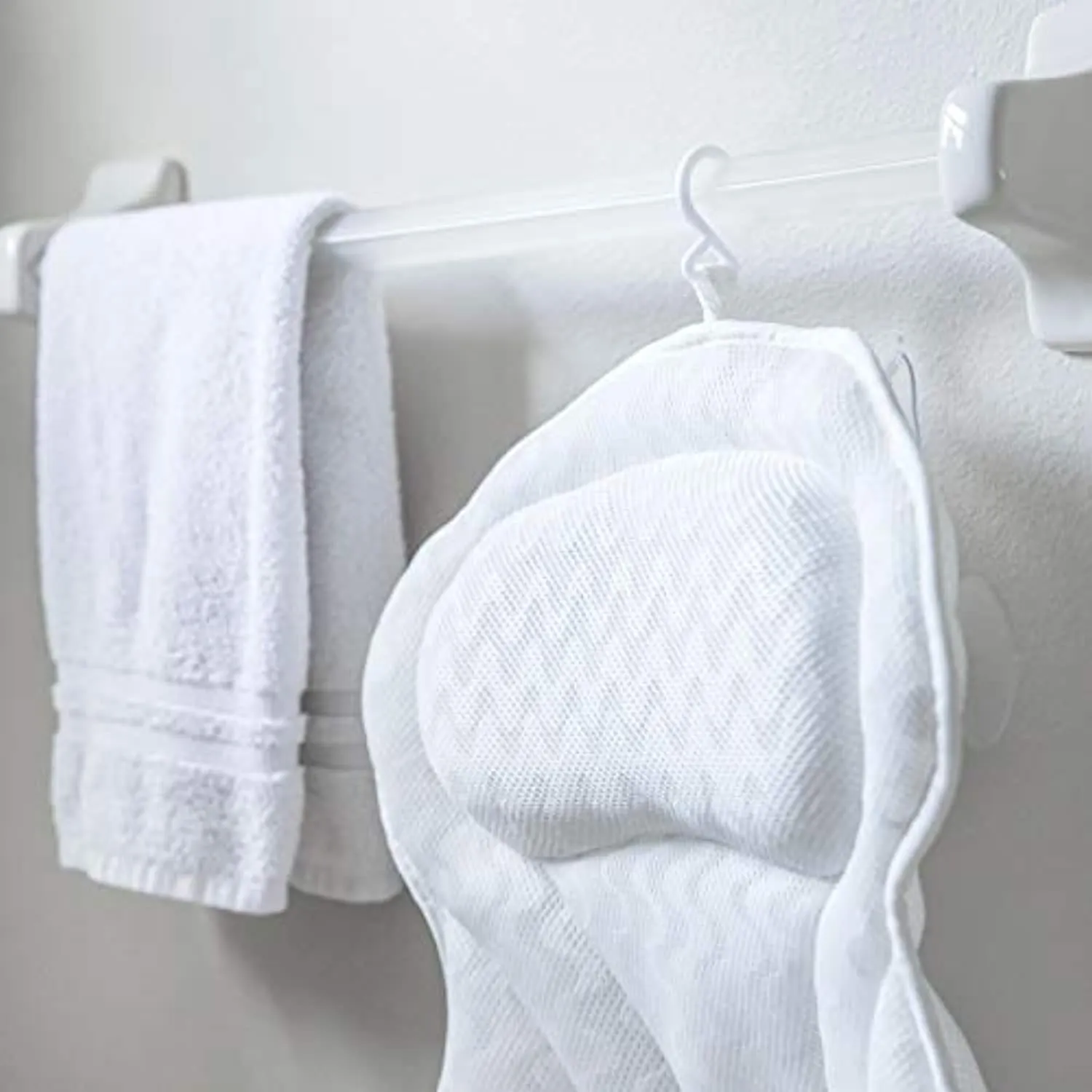Sierra Concepts Bath Pillow Spa Bathtub Ergonomic for Tub, Neck, Head, Shoulder Pillows Support Cushion Headrest - Luxury Soft 3D Mesh   Strong Grip Suction Cups Soaking Large, Paradise
