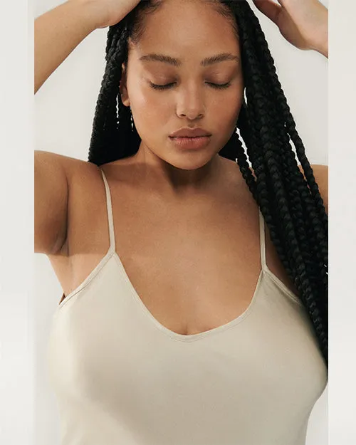 SILK LAUNDRY | 90s Slip Dress | Hazelnut