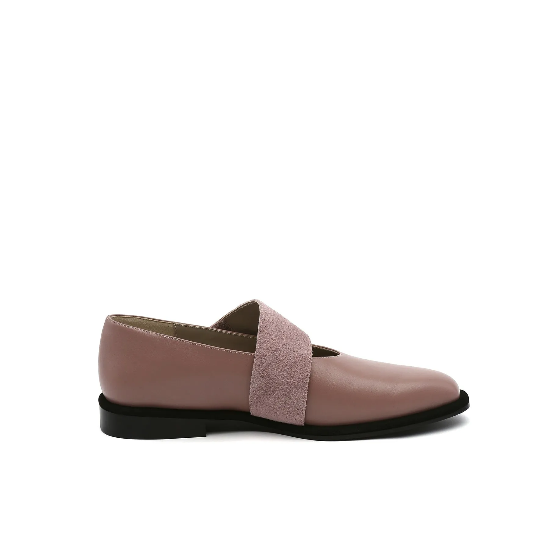 Simple As Comfort Leather Flat - Mocha