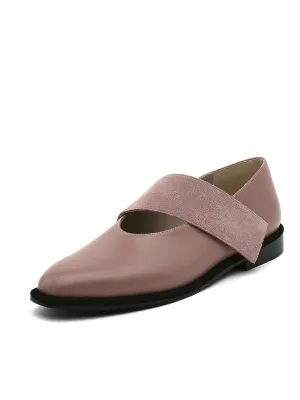 Simple As Comfort Leather Flat - Mocha