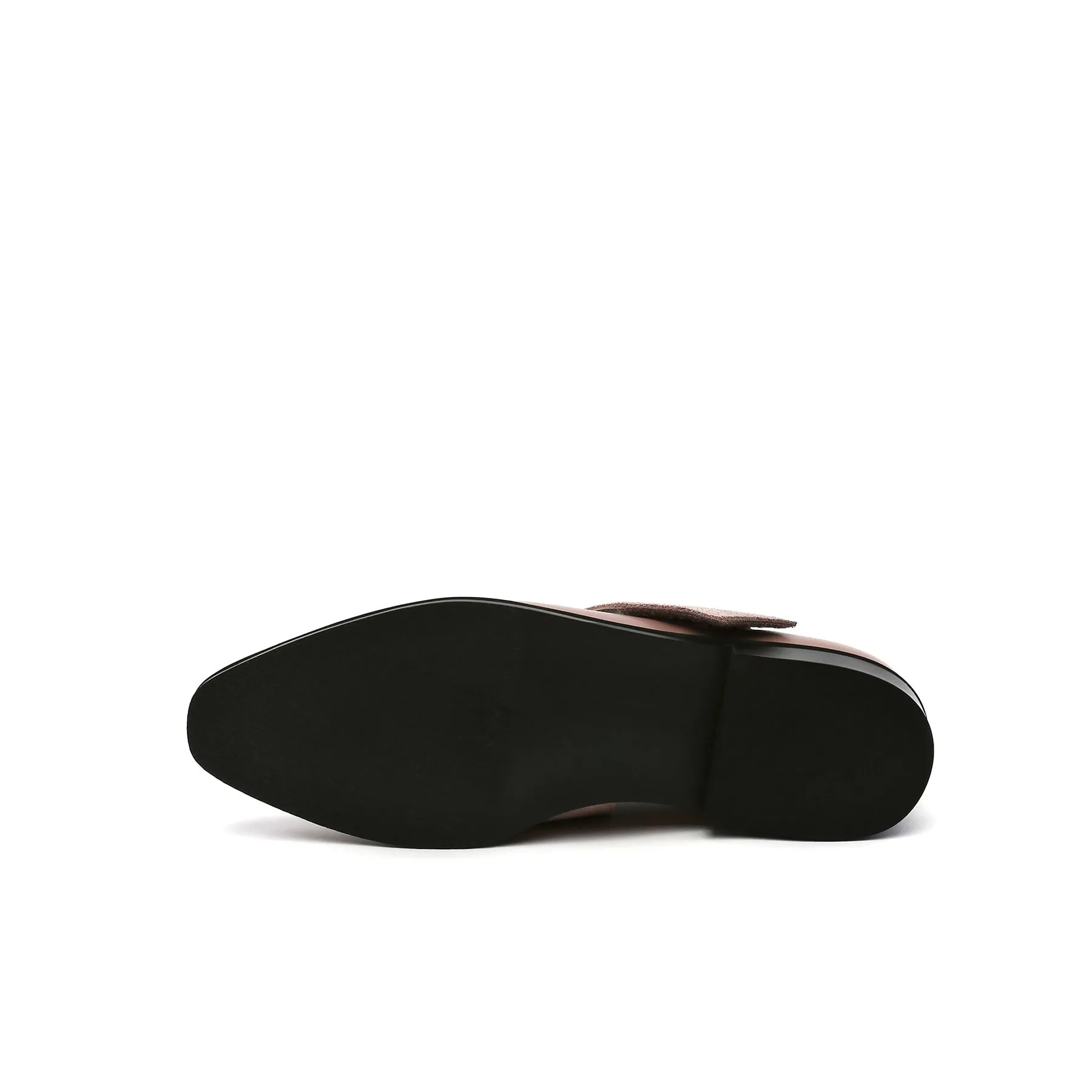 Simple As Comfort Leather Flat - Mocha