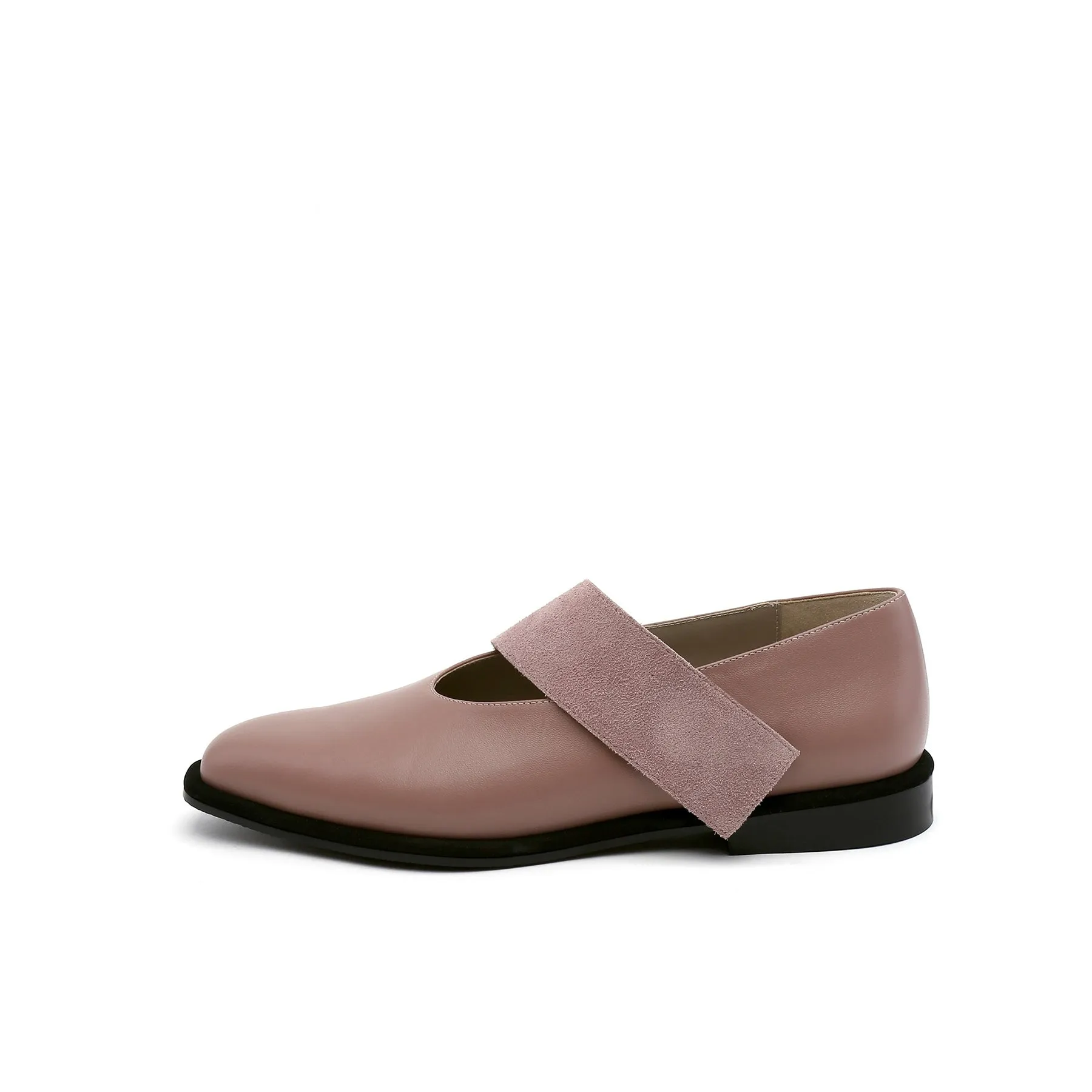 Simple As Comfort Leather Flat - Mocha