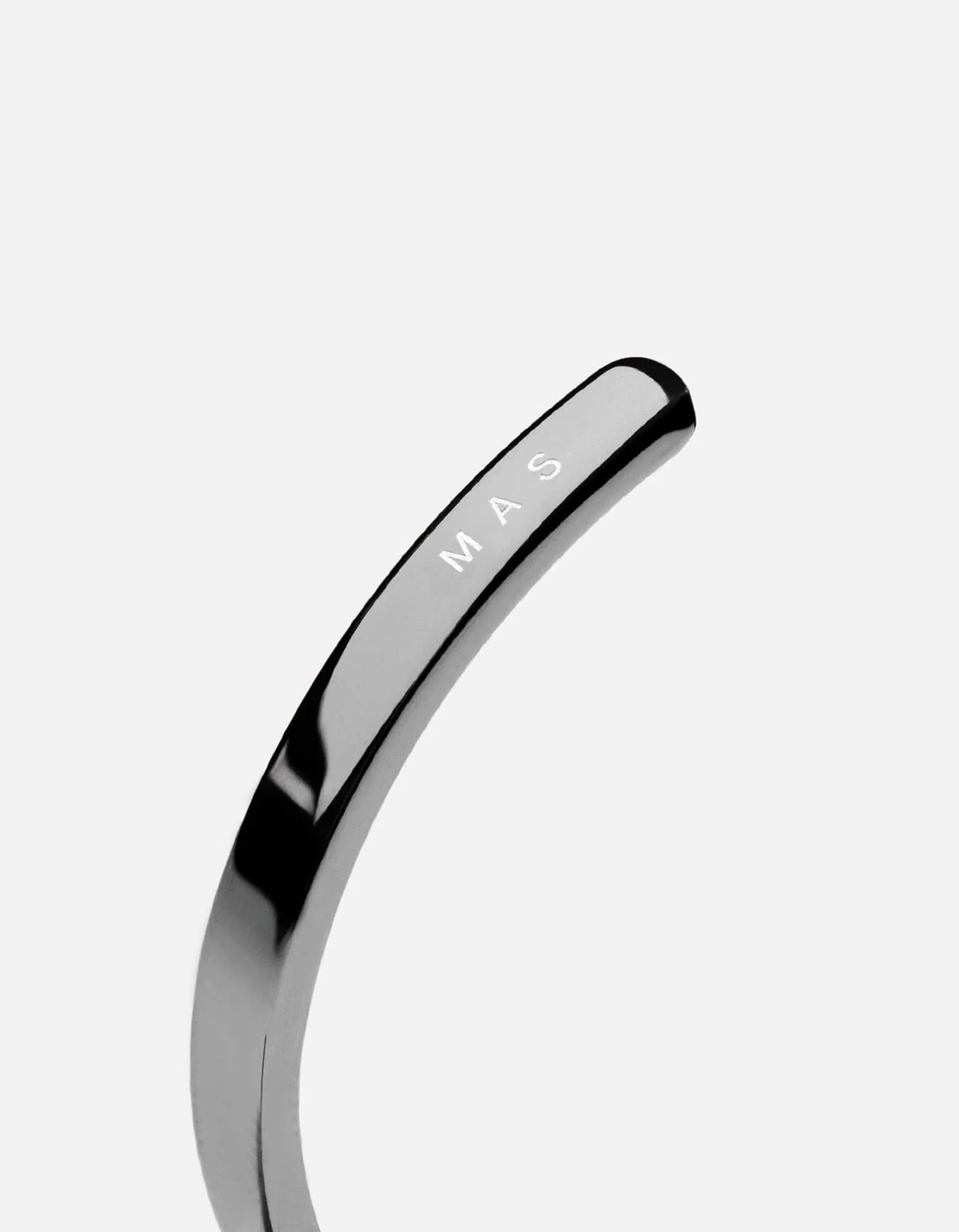 Singular Cuff, Polished Black Rhodium
