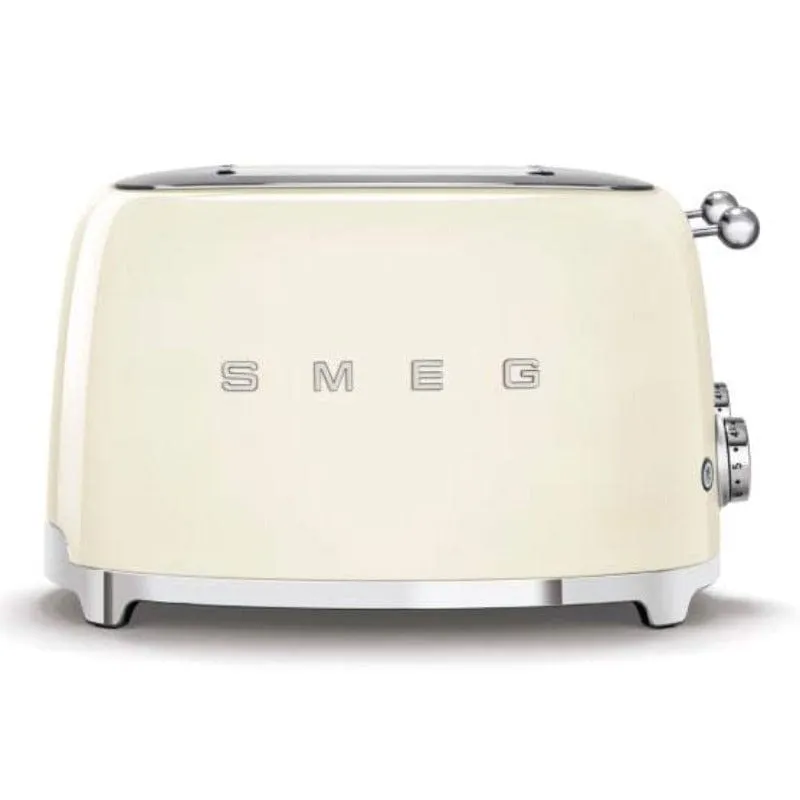 Smeg Retro 2000W 4 Slice Toaster Cream TSF03CRSA