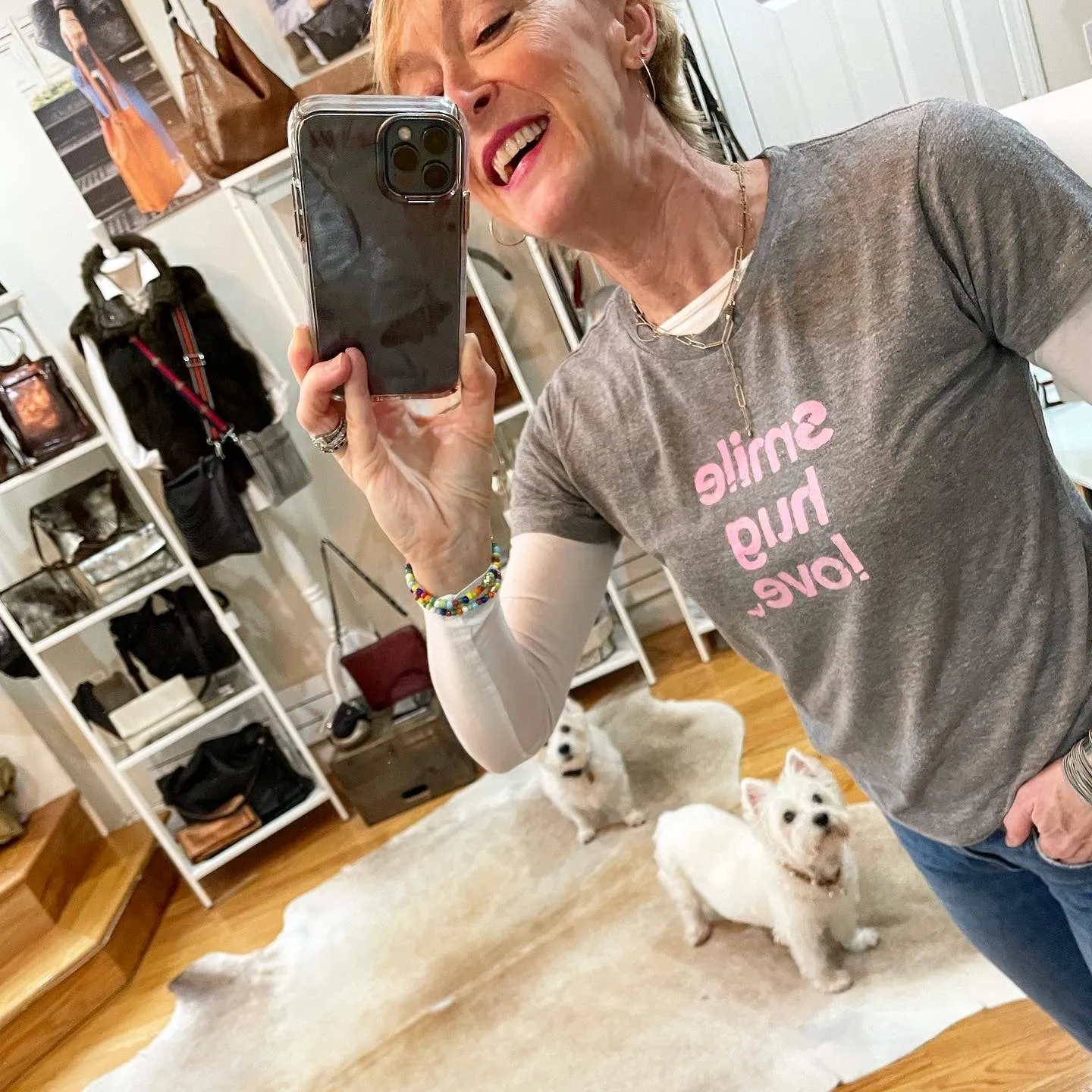 Smile, Hug, Love T-Shirt
