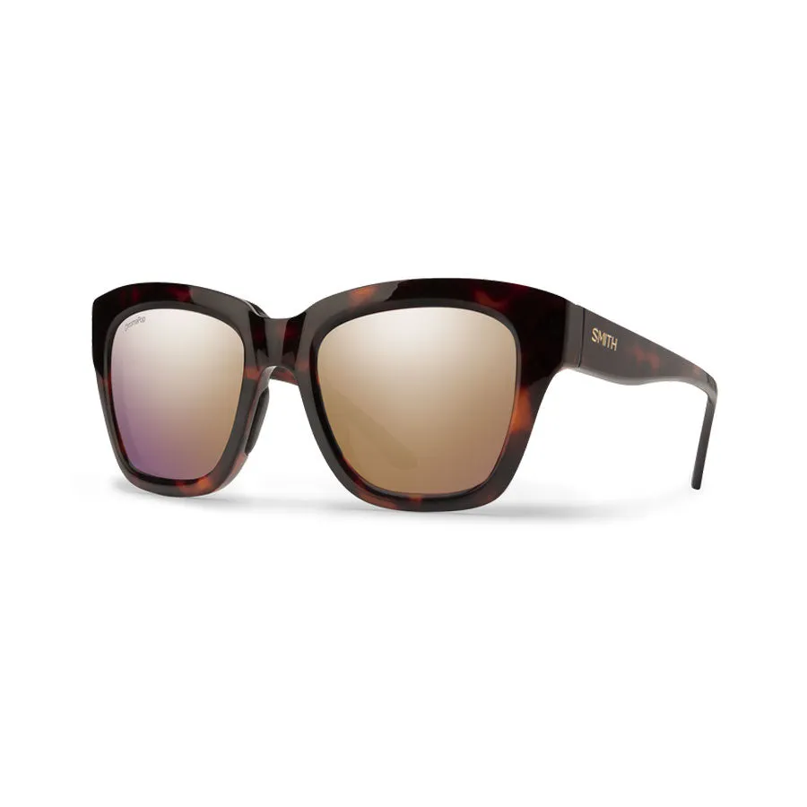 Smith Sway Tortoise - ChromaPop Polarized Rose Gold Mirror