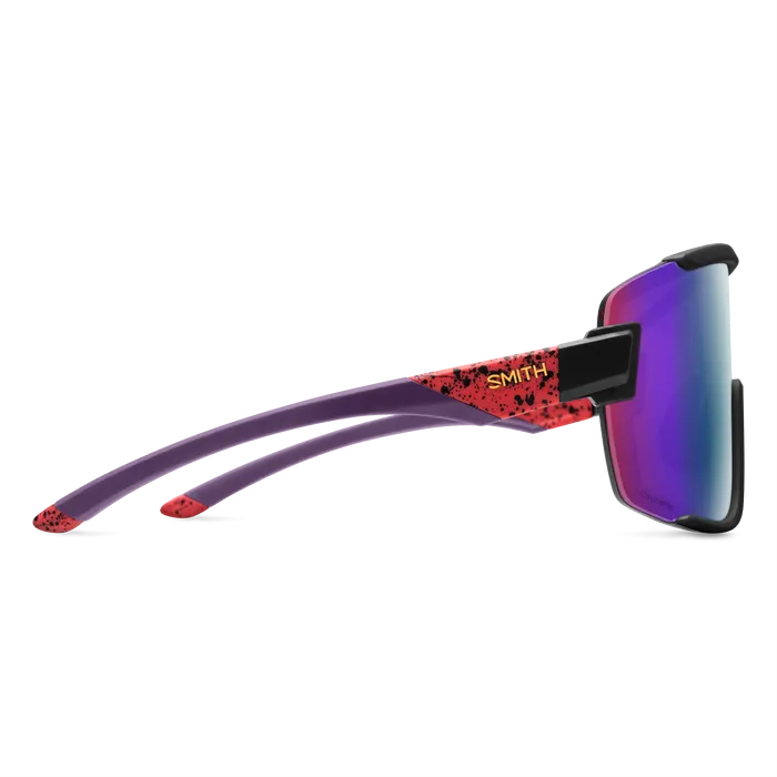 Smith Wildcat Sunglasses Matte Wild Child || ChromaPop Violet Mirror