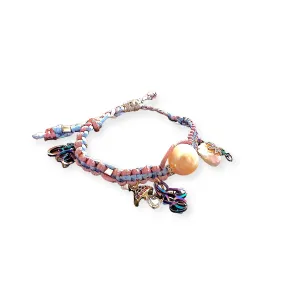 SMOKING MERMAID PASTEL SILK ROCKER BRACELET