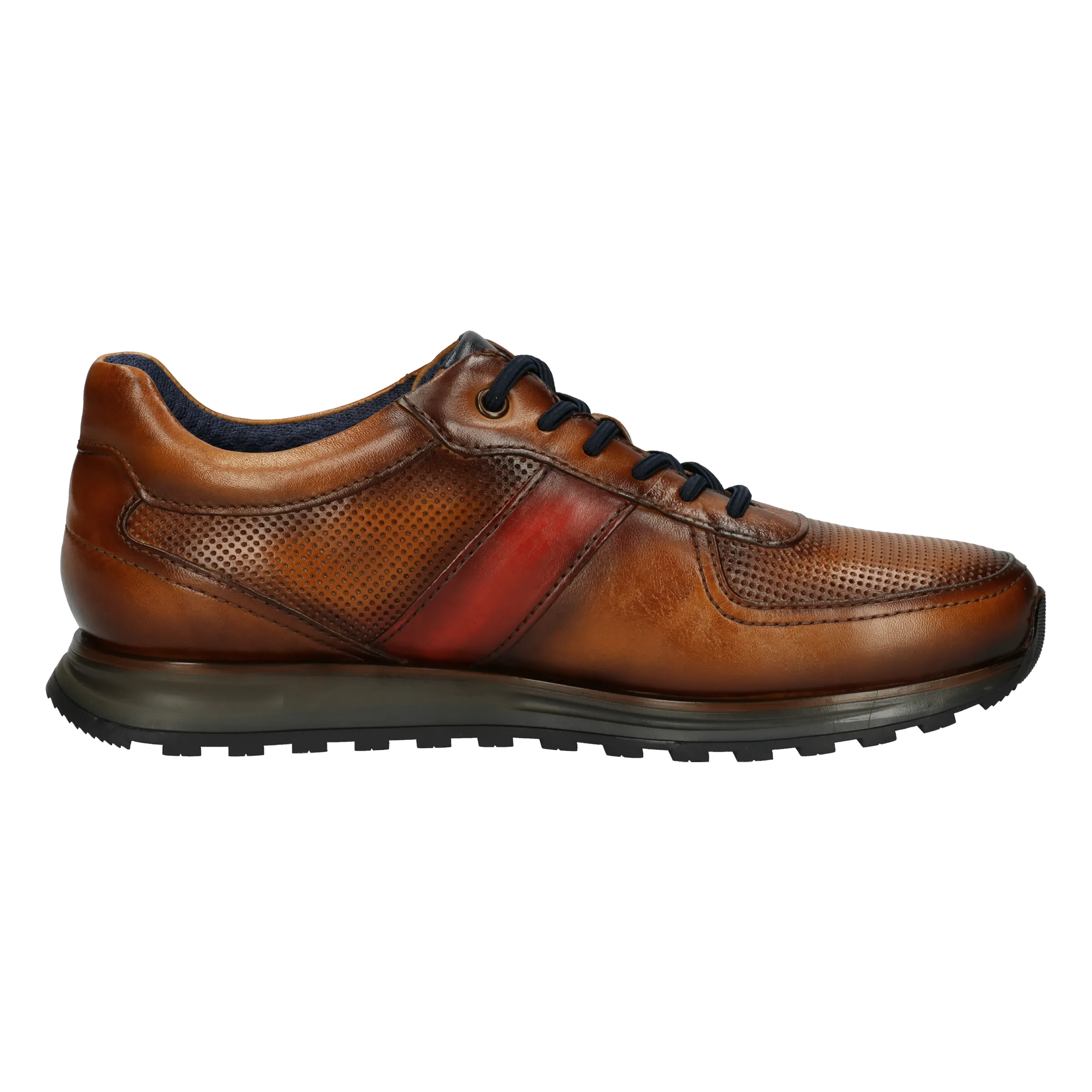 Sneaker cognac
