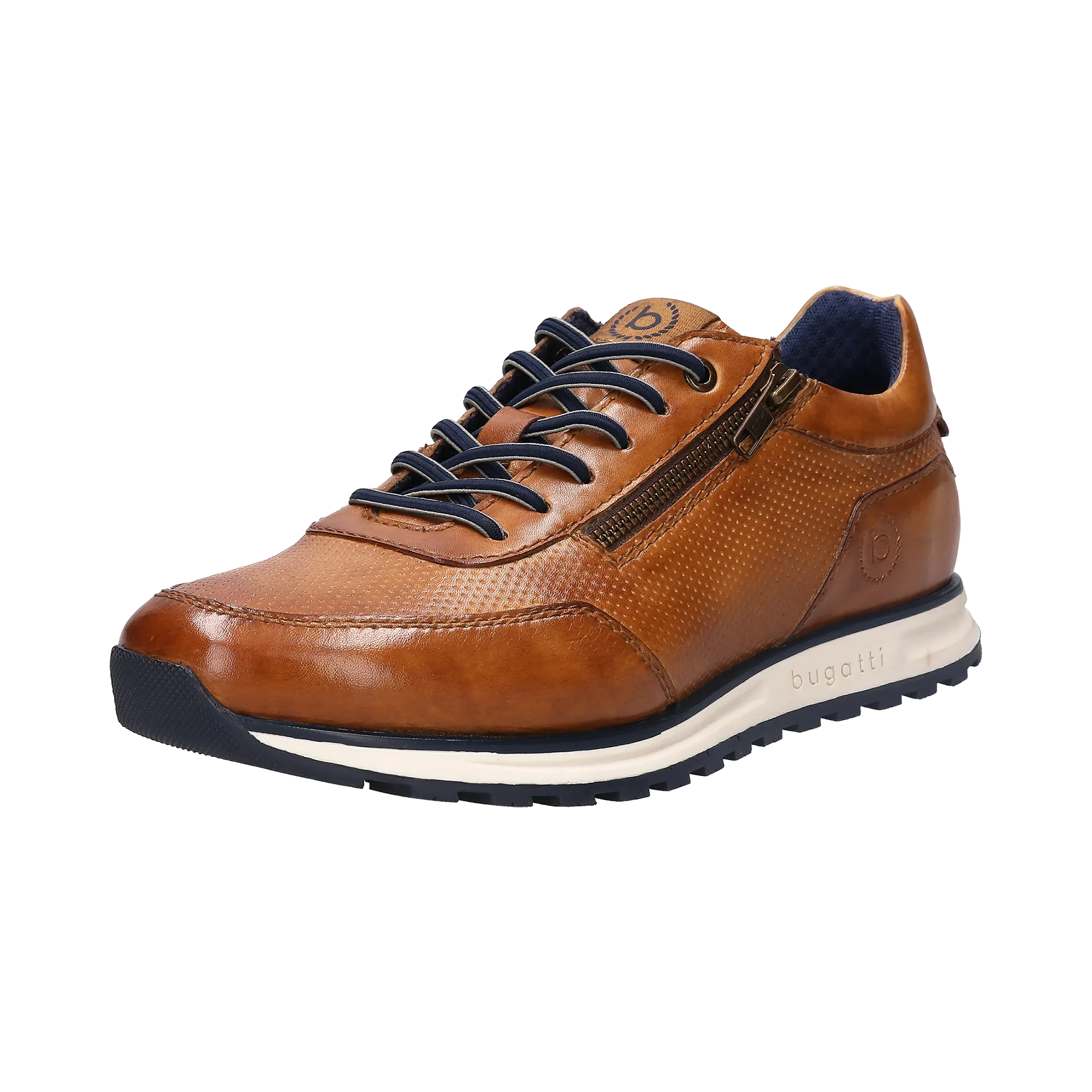 Sneaker cognac