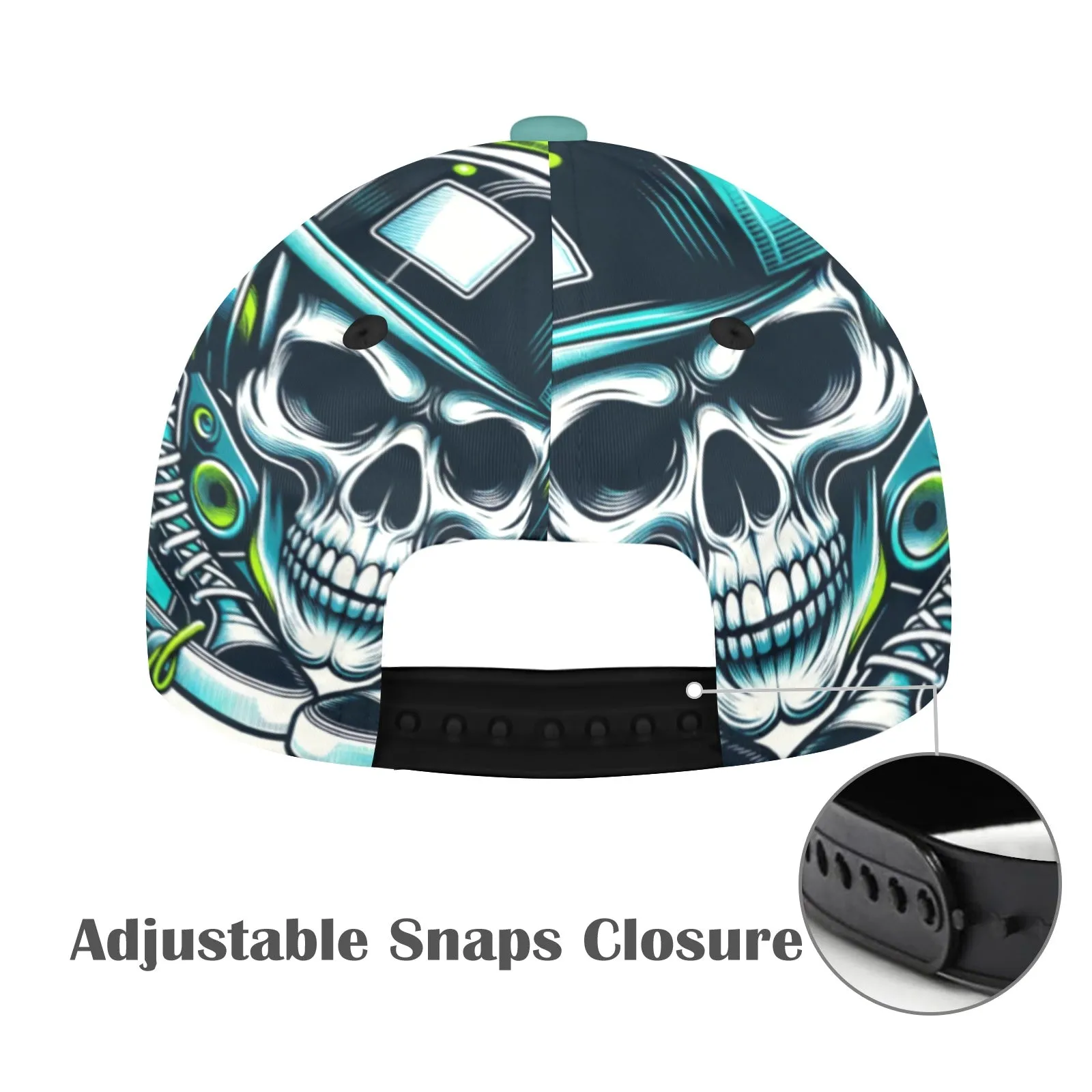 Sneakerhead Skull Snapback Hat