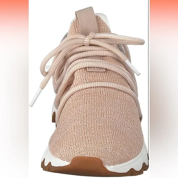 SOREL kinetic lace sneaker in pink/grey