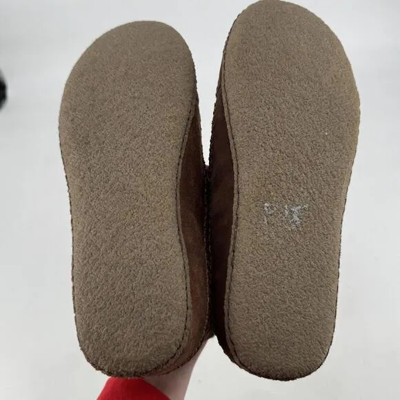Sorel slippers mens brown suede manawan II slip on comfort loungewear fall cozy