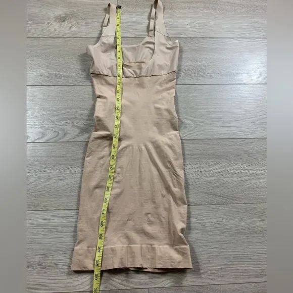 Spanx Cream Slip Sculpting Open Bust Shapewear