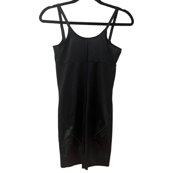 Spanx Open Bust Full Sculpting Slip in Very Black (S)