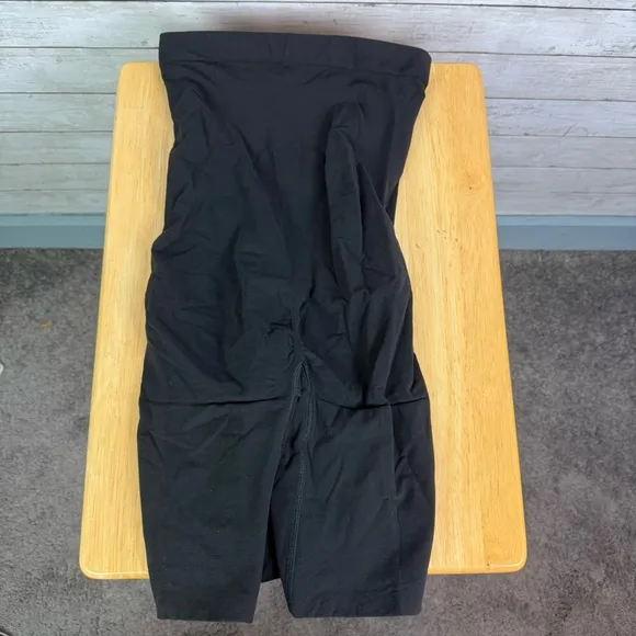 Spanx Seamless Power Series Mid Thigh Short Black Size XL
