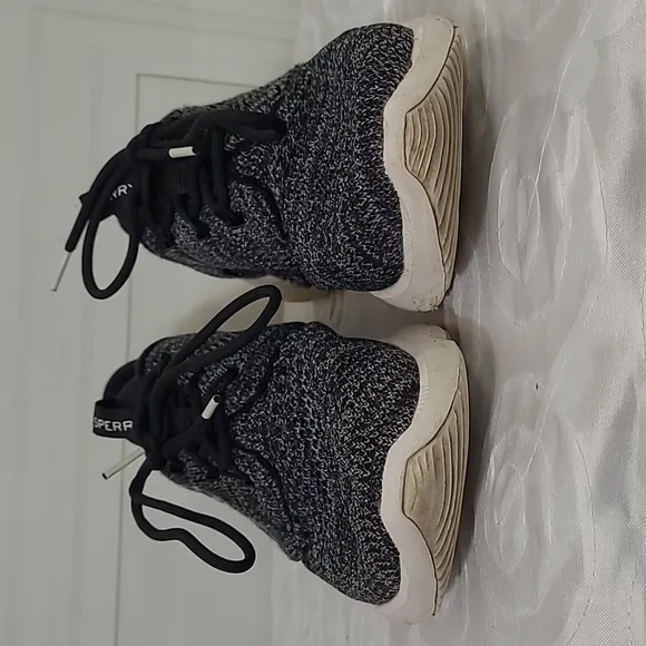 Sperry Grey, Black &amp; White Casual Athleisure Sneakers Shoes