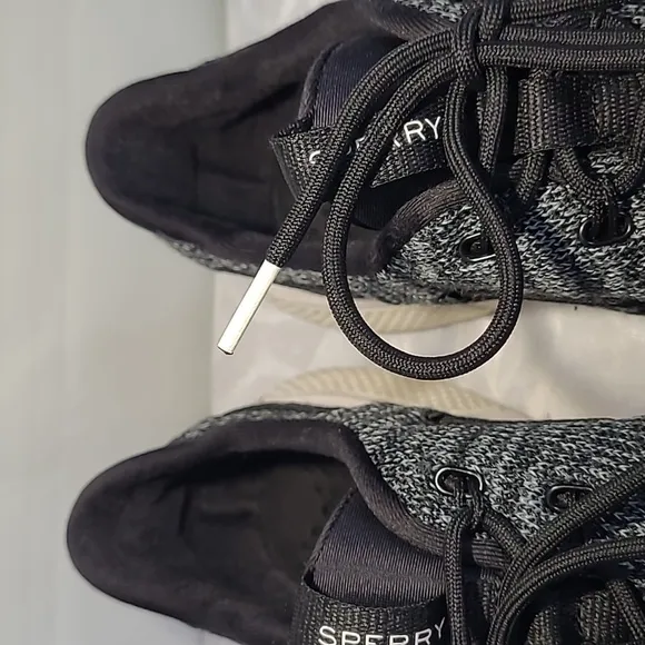 Sperry Grey, Black &amp; White Casual Athleisure Sneakers Shoes