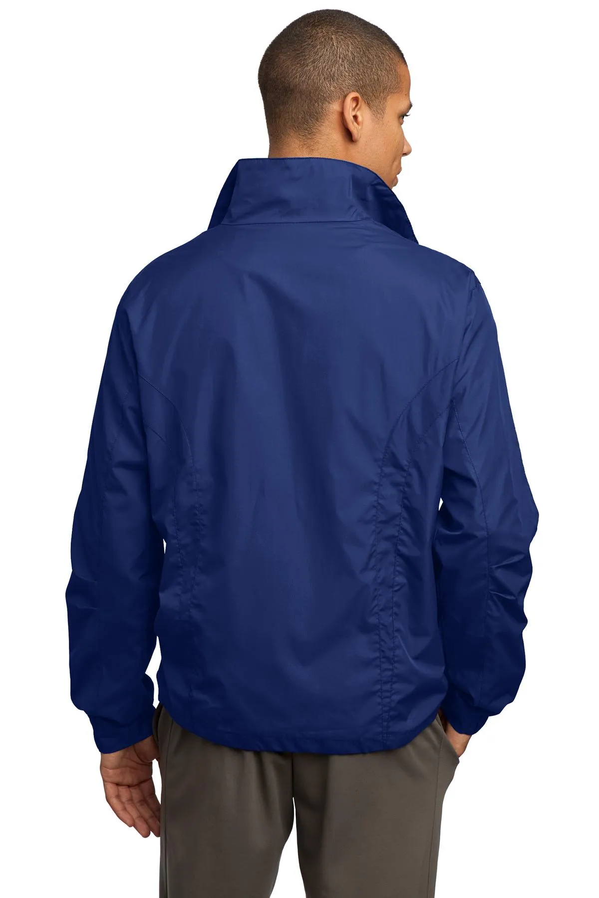 Sport-Tek Full-Zip Wind Jacket. JST70 True Royal