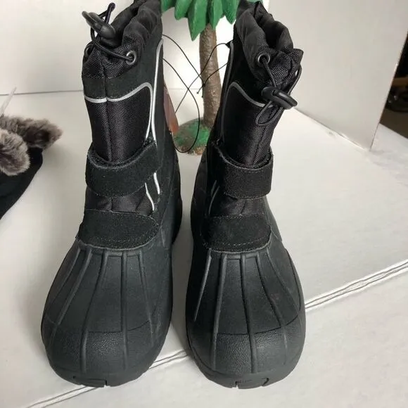 Sporto Boys Suede Black Duck Boots