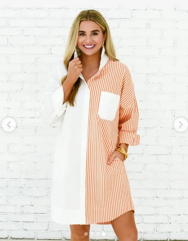 Stacey Stripe Contrast Dress