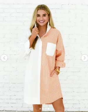 Stacey Stripe Contrast Dress