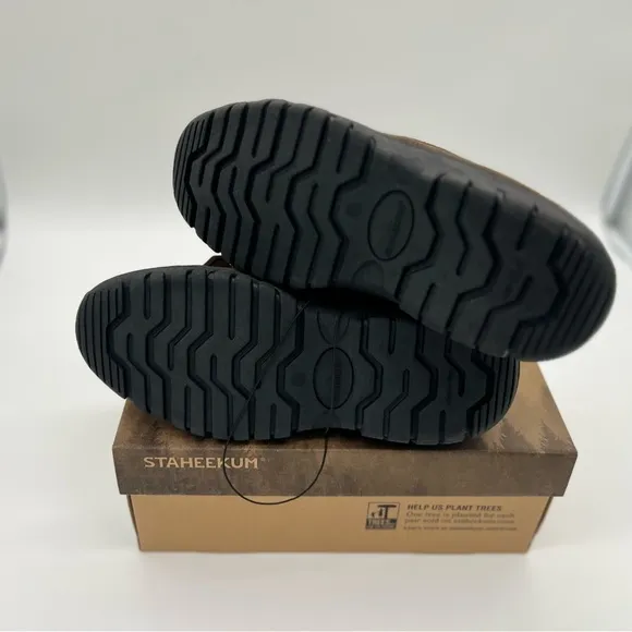 Staheekum Men's Glacier Slipper, Chocolate, Size 8, New