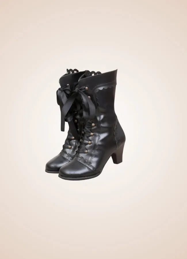 Steampunk Japanese Style Boots