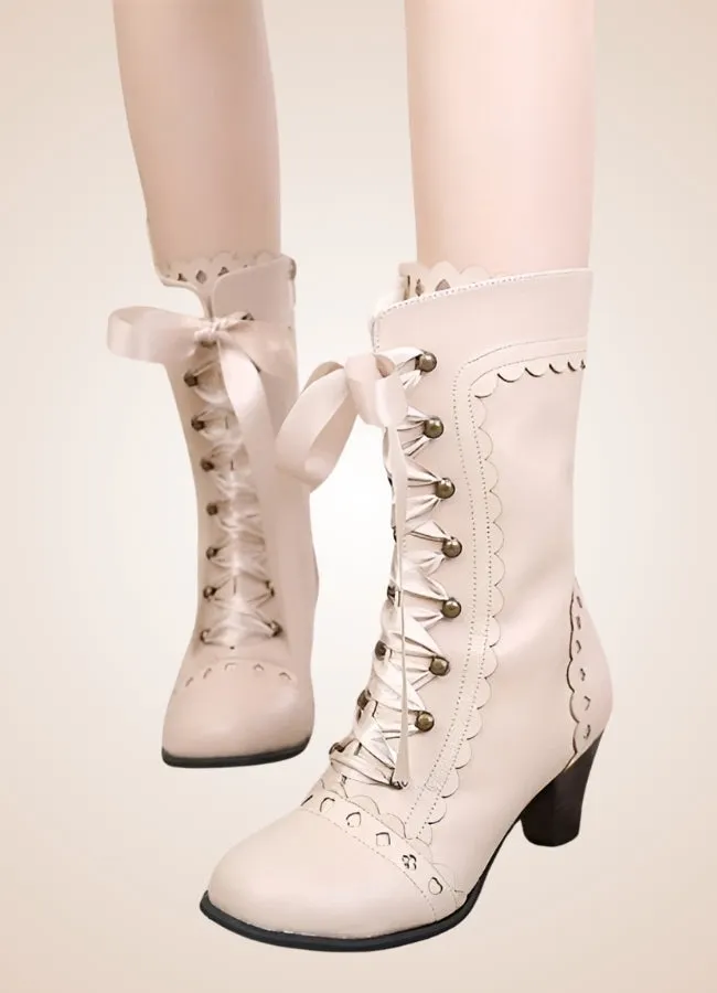 Steampunk Japanese Style Boots