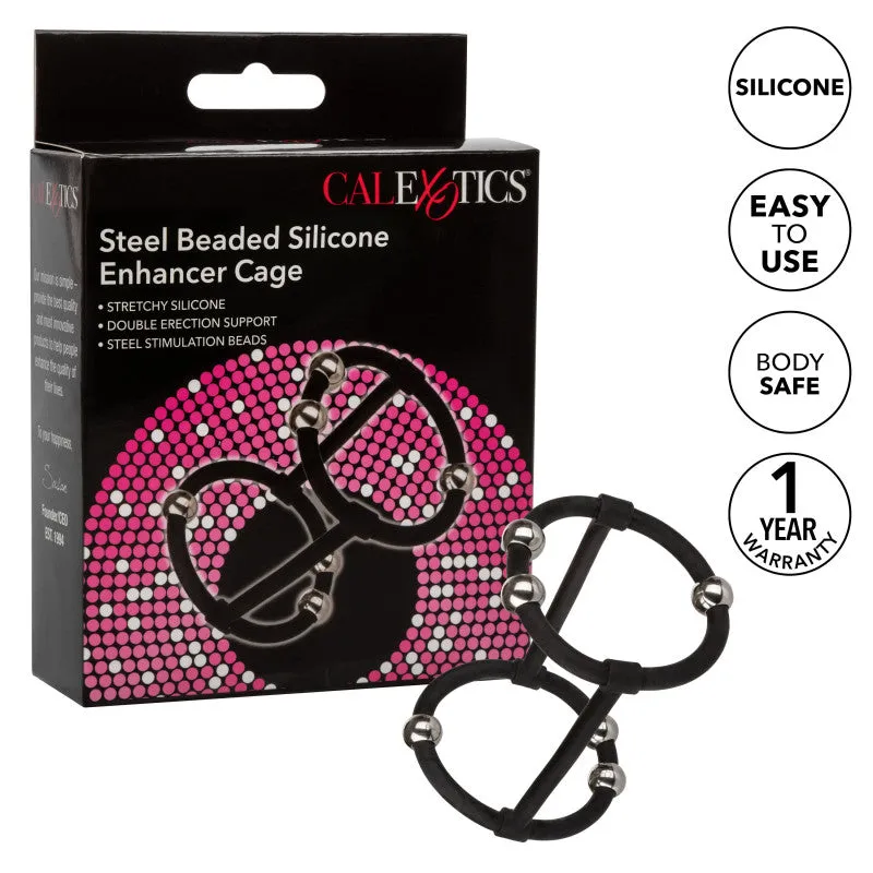 Steel Beaded Silicone  Cage