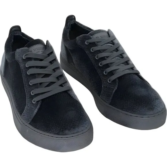 Steve Madden Yali Velvet Low-Top Grey Sneakers for Men Size 11