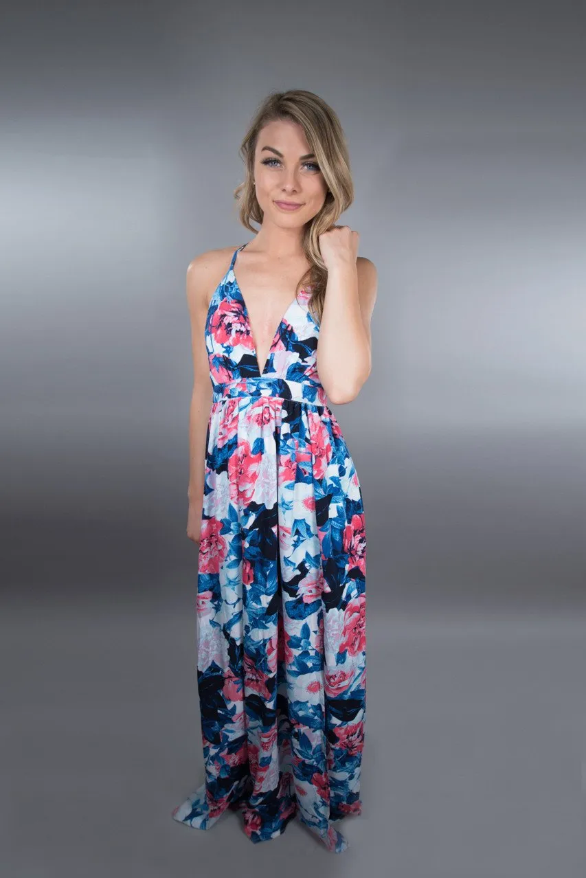 Strike Your Fancy Maxi Dress
