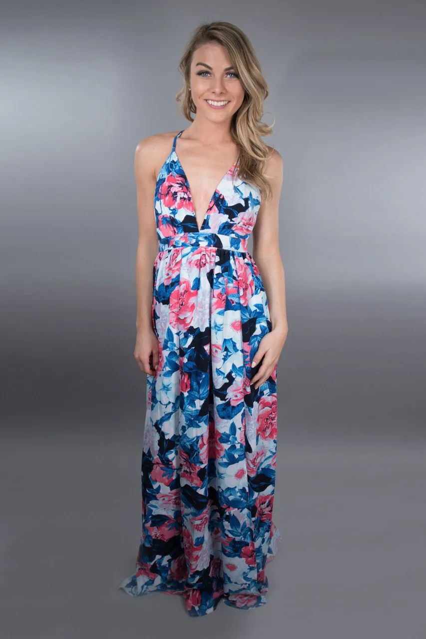 Strike Your Fancy Maxi Dress