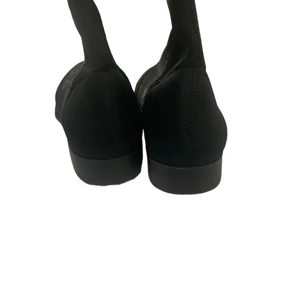 Stuart Weitzman 5050 Shimmer &amp; Black Noir Boots Size 5 (Girls)