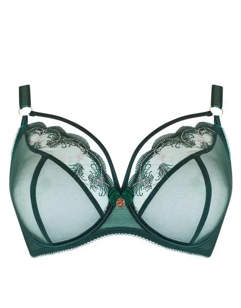Surrender Plunge Bra - Emerald -