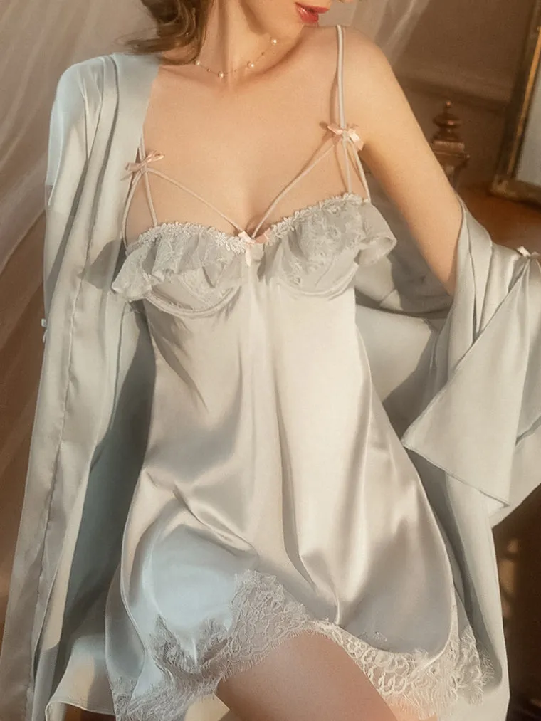 Sweetheart Flounce Slip