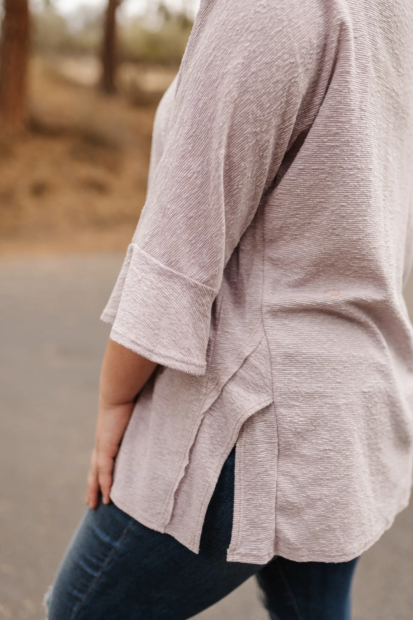 Sweetness And Light Ruffle Top In Soft Lavender