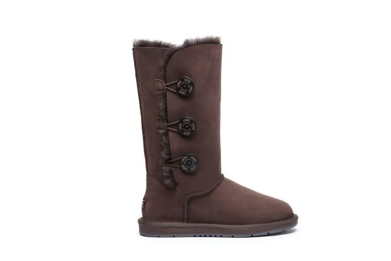 Tall Button Boots