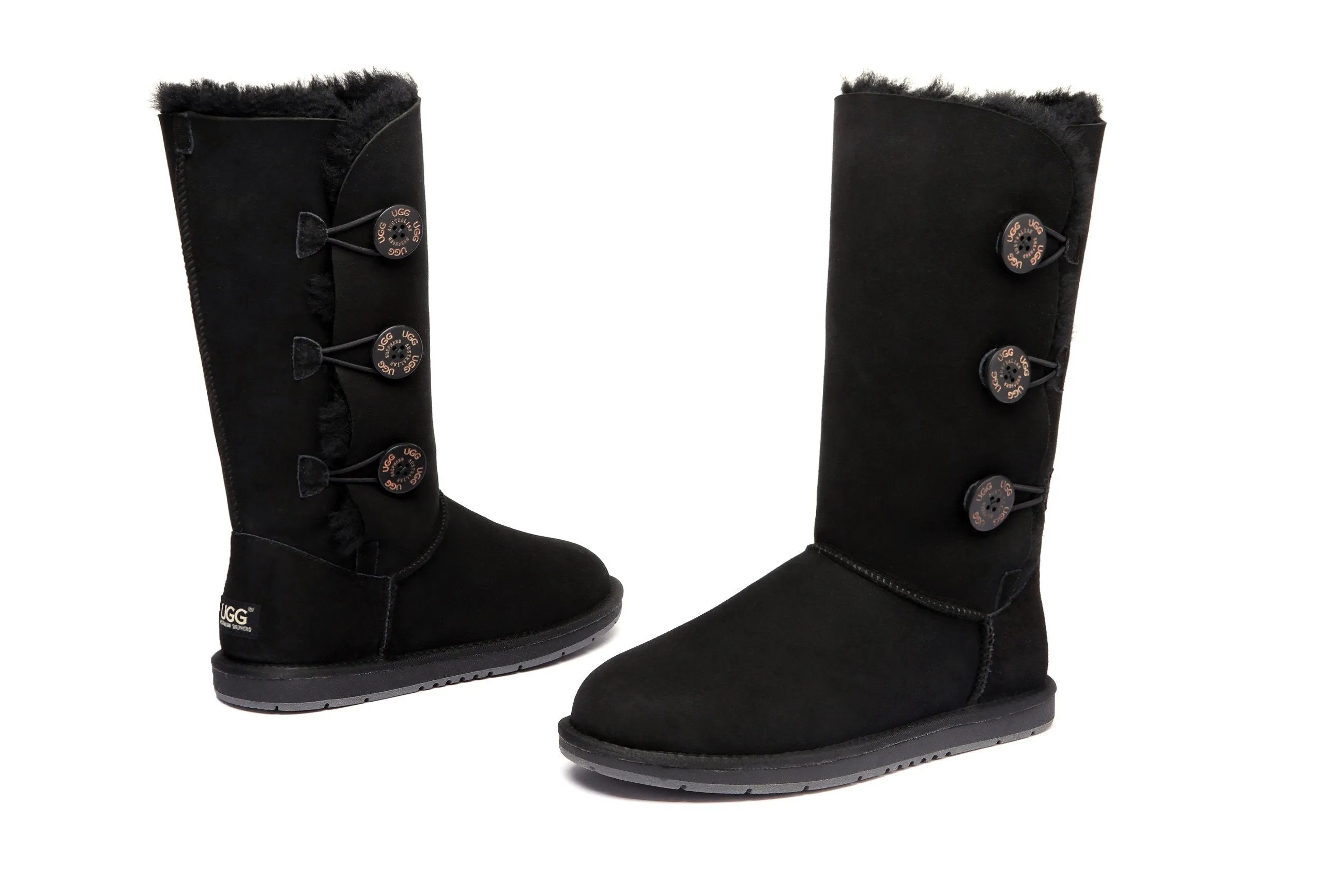 Tall Button Boots