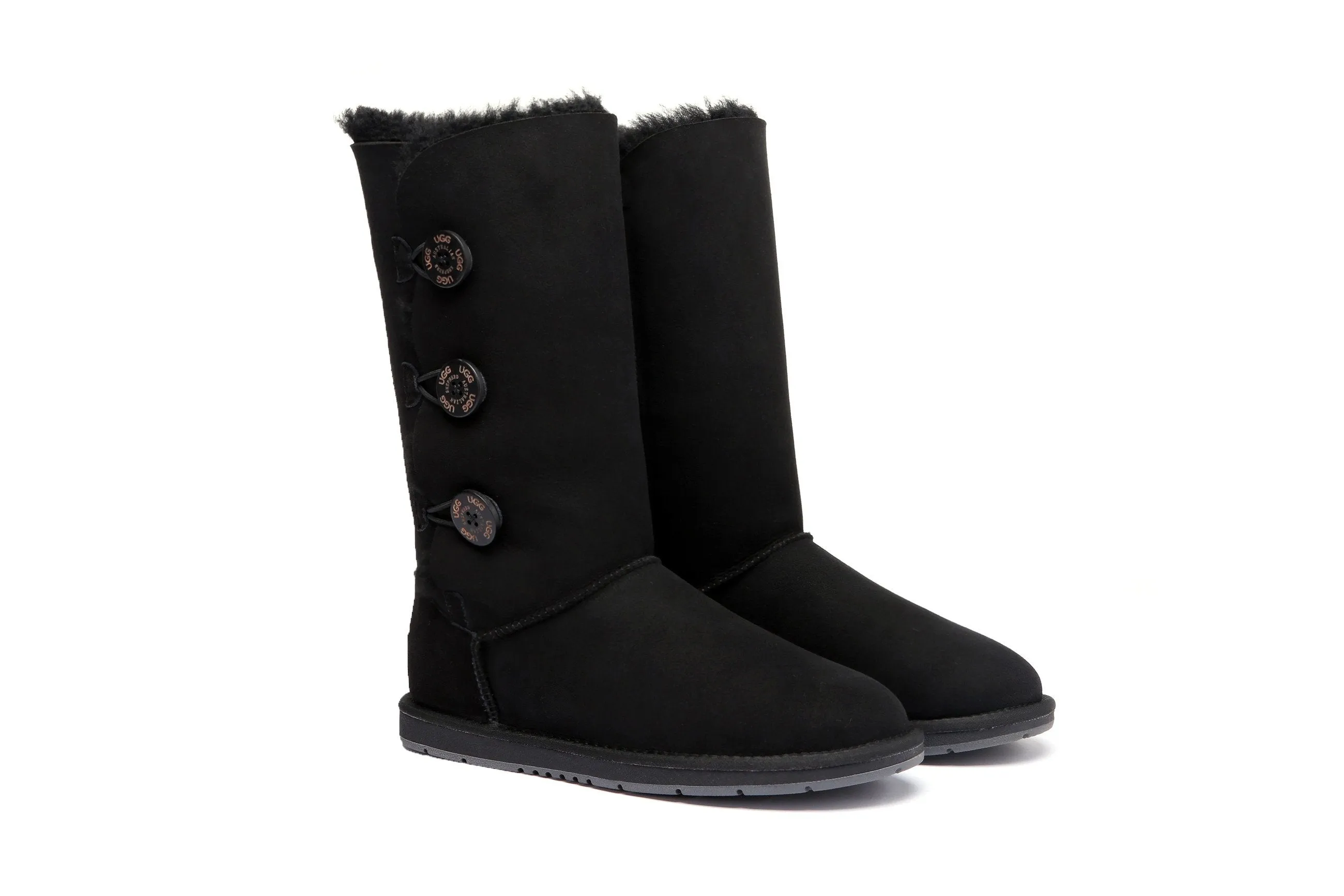 Tall Button Boots