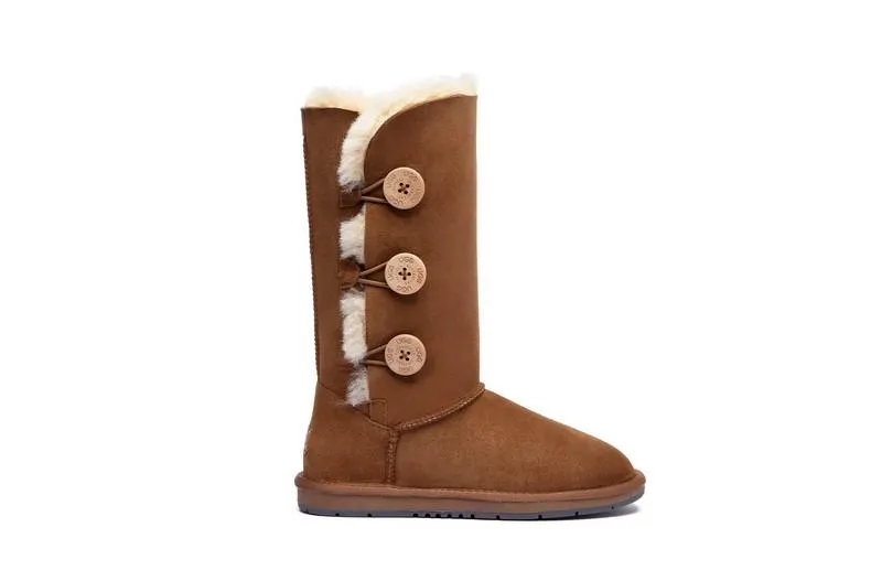 Tall Button Boots
