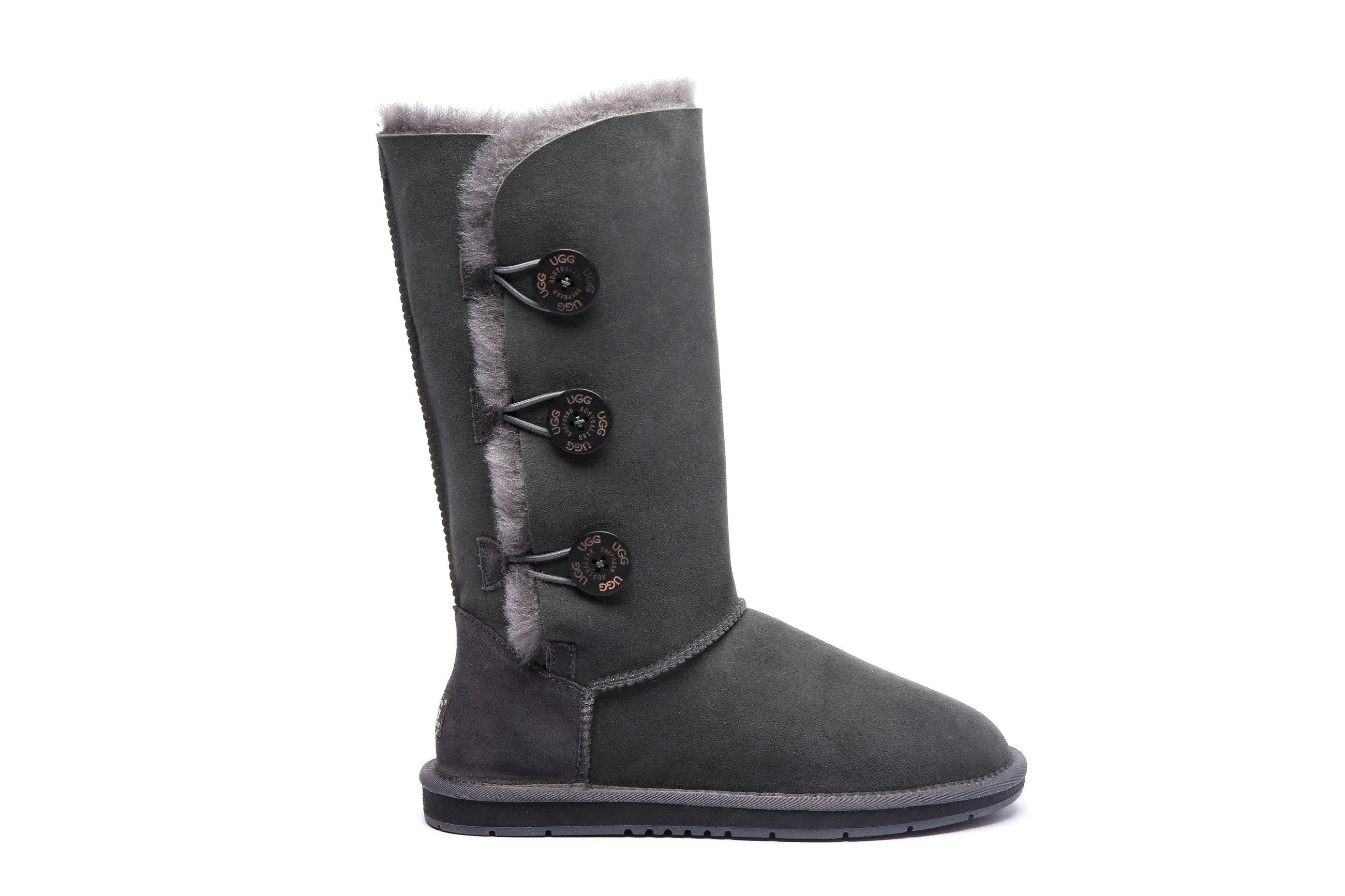 Tall Button Boots