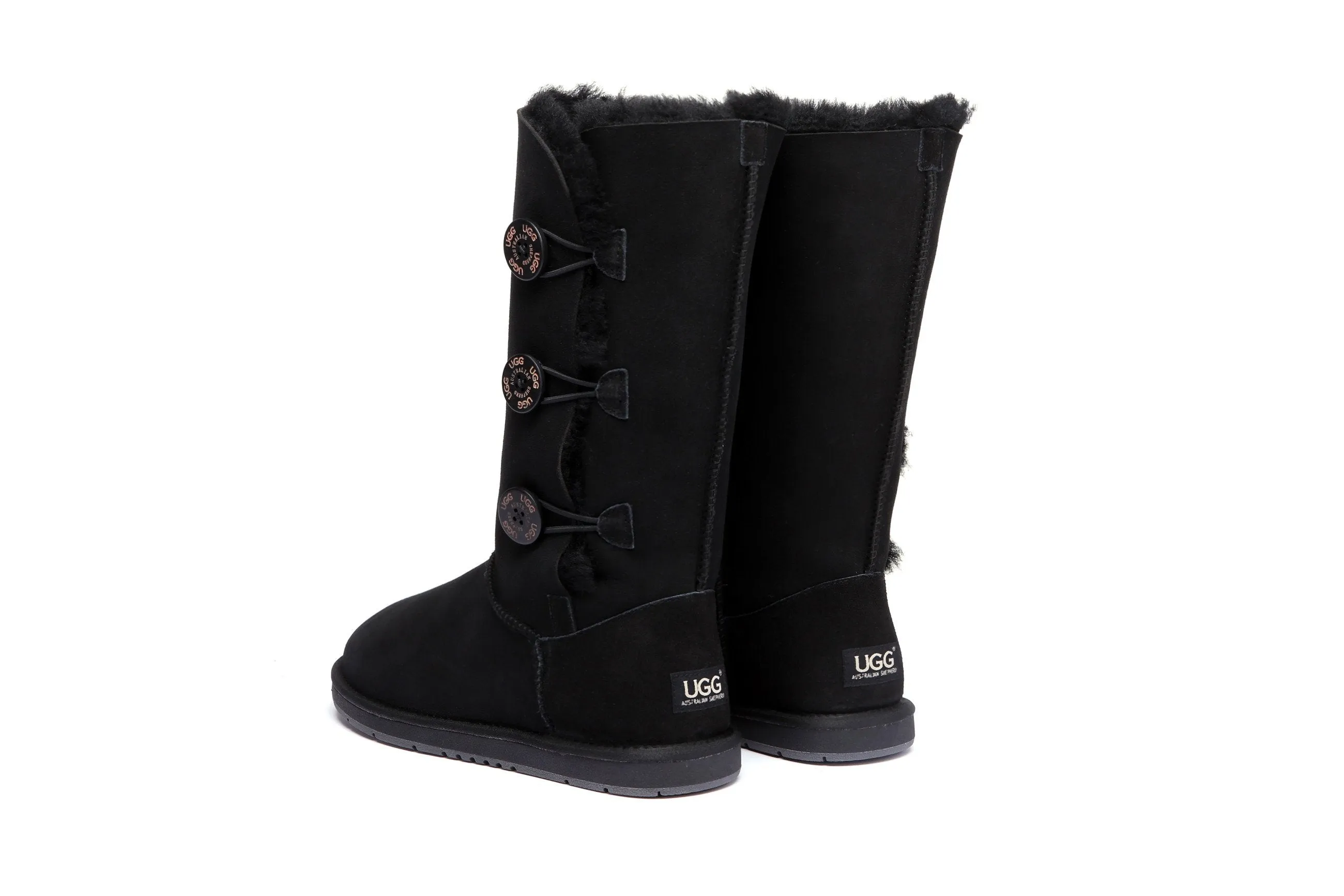 Tall Button Boots