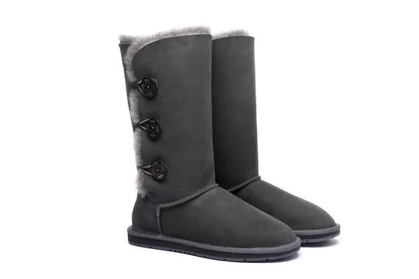 Tall Button Boots