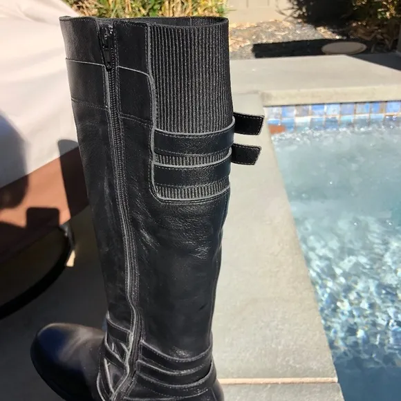 Tall Riding style Boots Miz Mooz Leather SUPER FAST SHIPPING