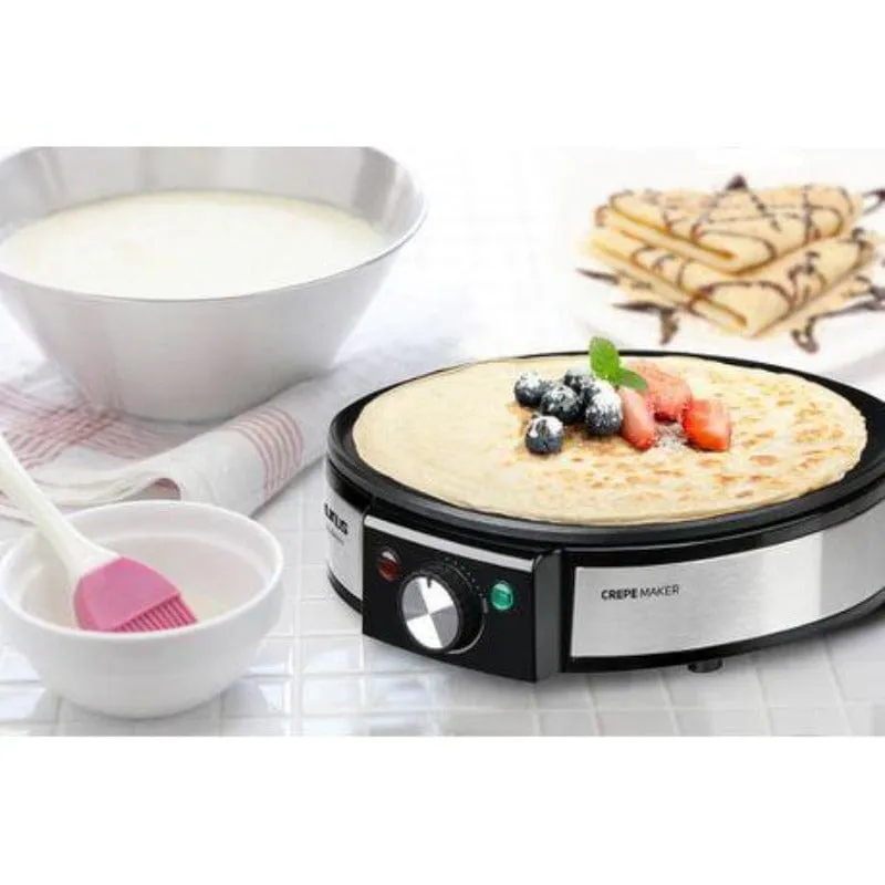 Taurus 1200w Crepe Maker Variable Temperature Control Non-stick Black 30cm